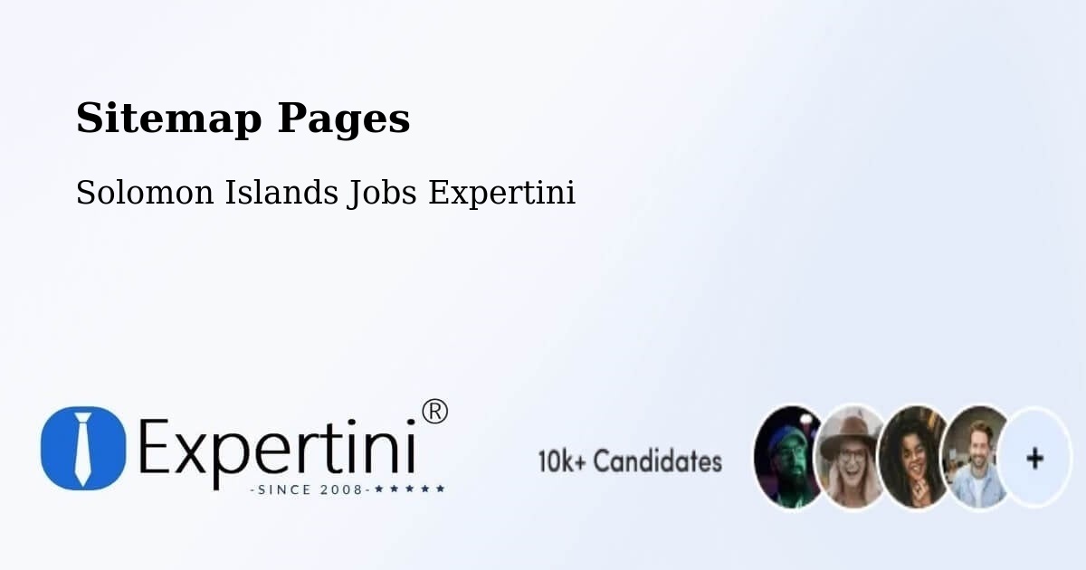 Sitemap Pages - Solomon Islands Jobs Expertini